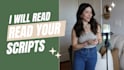 read your scripts on camera