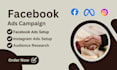 setup and manage facebook ads campaign professionally