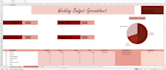 provide a personal wedding planner spreadsheet, in excel