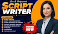 write movie script, comedy script screenplay short film script humor funny jokes