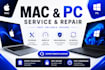 repair, fix your mac os, macbook computer, laptop, pc remotely