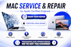 repair, fix your mac os, macbook computer, laptop, pc remotely