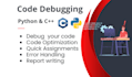 make, debug python code, fix, design ,remove python errors
