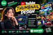 design catchy youtube thumbnail