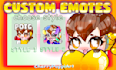 make custom emotes for twitch emotes, kick, discord emote