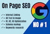 do onpage SEO and technical optimization with yoast