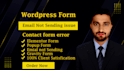 fix email issue, contact form issue, wordpress smtp, popup, configure wp gmail