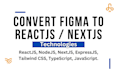 bring your designs from figma or xd to reactjs or nextjs development, node app