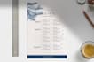 do modern menu and price list