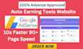 create SEO tools website for business