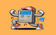 do dance , programing ,concret, mascot logo design
