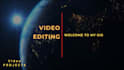 do the 3d moon, earth, galaxy and space animation video