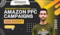 set up managed and optimized amazon PPC campaigns ads, amazon sponsored ads,