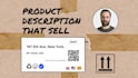 write SEO product descriptions in english or spanish