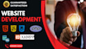 develop websites using HTML CSS js or laravel with crud