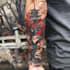 do awesome tattoo design in traditional japanese style