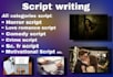 write a script long and short