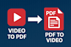 do video to PDF and PDF to video conversion