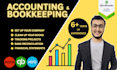 do bookkeeping using quickbooks, xero, wave, zoho