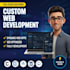 develop a custom web application using react and node js