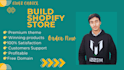 build shopify dropshipping store with free domain