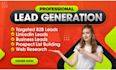 b2b lead generation, linkedin lead generation, business leads and lead list