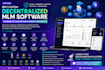 custom blockchain MLM software development with smart contracts