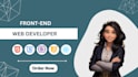 be your front end web developer using HTML, CSS, bootstrap and react js