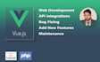 develop, fix, and maintain  vuejs , laravel and php websites
