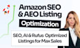 do amazon SEO listing optimization and aeo optimization