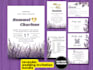 create a lavender theme wedding invitation for you