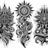 custom an abstract black tattoo design