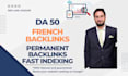 provide french SEO backlinks with high da dr dofollow france link building