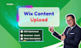 upload wordpress wix squarespace website content or blogpost