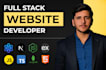 be your full stack web developer in react, next, node, mongodb