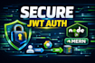 build secure jwt authentication and role based access system in node js or mern
