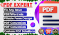 fix your document and convert PDF or word to an editable file fillable form