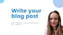 write your next blog post
