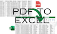 pdf to excel file