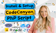install and setup codecanyon PHP script