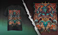 create custom dark illustration for your clothing brands