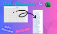 data cleaning in excel