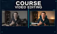 do online course video editing, webinar and screencast tutorial editing