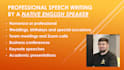 compose an engaging, powerful, funny and or eloquent speech