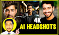 do realistic headshots transformation selfies to ai photos
