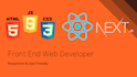 your front end web developer using react js and next js