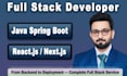 develop outstanding web application in java spring boot and react js or next js