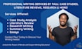 do case study analysis, literature, review, research and summary writing