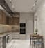 do kitchen floor plan and 3d model render