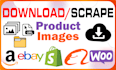 scrape download product images for your ecommerce store